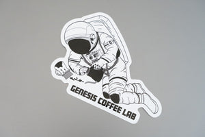 Astroman Large Sticker - Genesis Coffee Lab