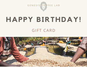 Happy Birthday! - Genesis Coffee Lab