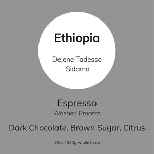 Dejene Tadesse Espresso - Genesis Coffee Lab