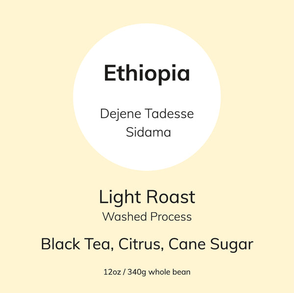 Dejene Tadesse Washed Light - Genesis Coffee Lab